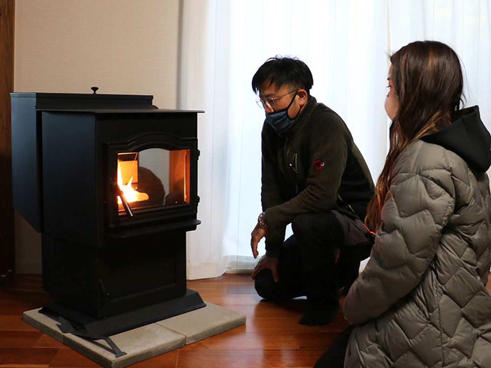 HARMAN ペレットストーブP43(鳥取県倉吉市)