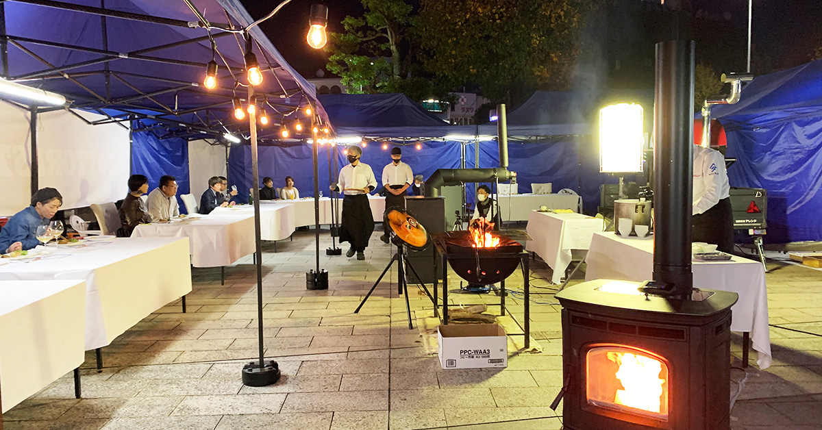 鳥取ストーブのイベント「炎の宴」