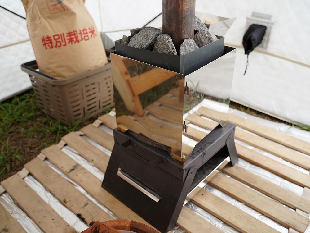 木質ペレット用熱源サウナストーブ サナ炉