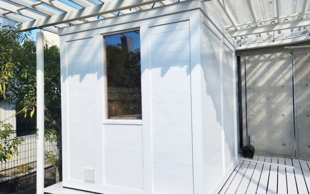 TOTTORI NATURE SAUNA CABIN 二号機 ホワイトバージョン