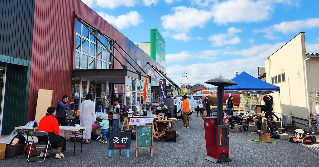 鳥取ストーブのイベント「ストーブフェス」田淵金物ファームマート店